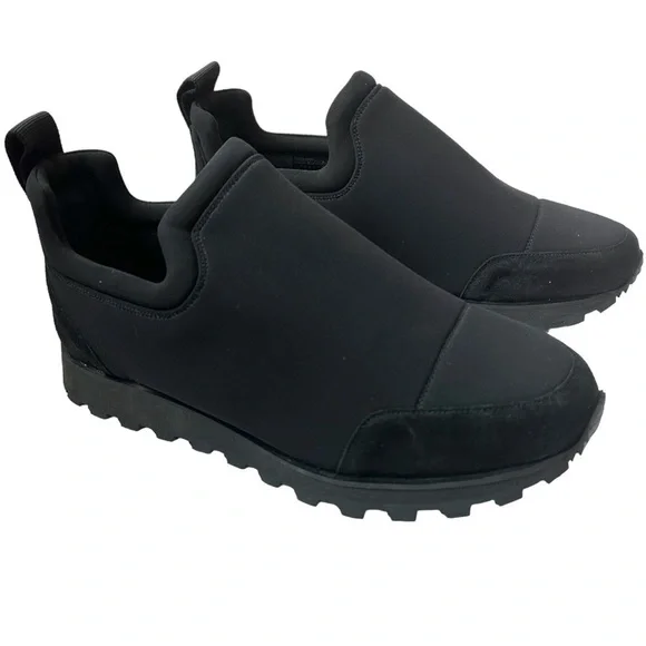 James PERSE New no tag Zuma Black Neoprene & Suede slip-on sneakers mens…​ - Picture 3 of 14